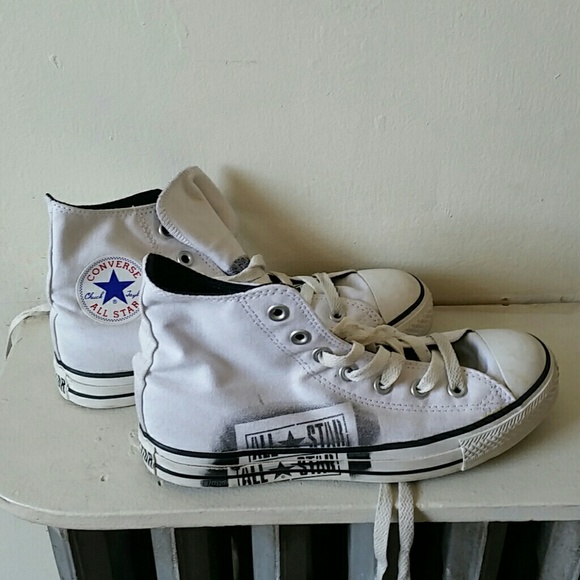 Converse Shoes - White converse high tops